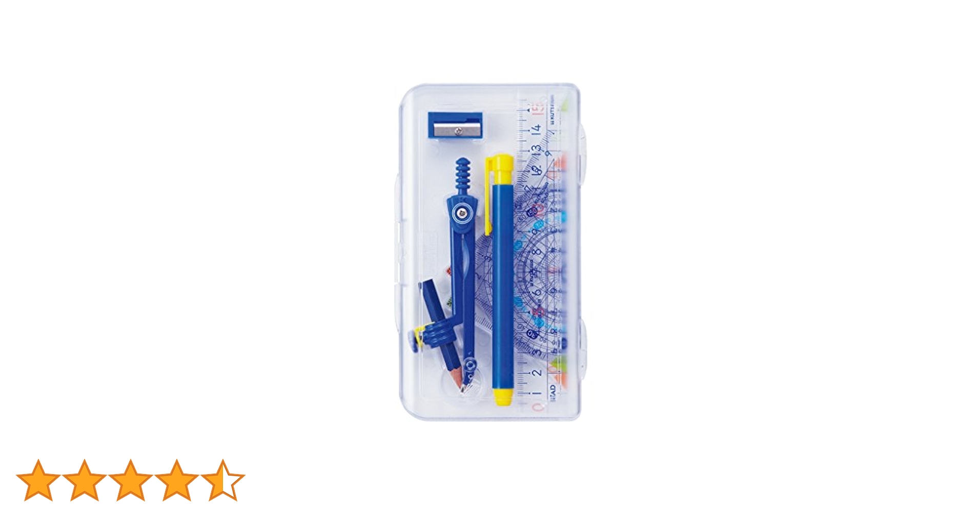 Amazon | クツワ STAD 算数定規セット AP03A コンパス付き
